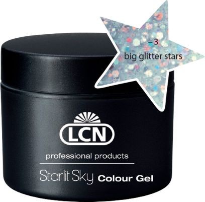 LCN Starlit Sky Colour Gel "Big Glitter Stars"